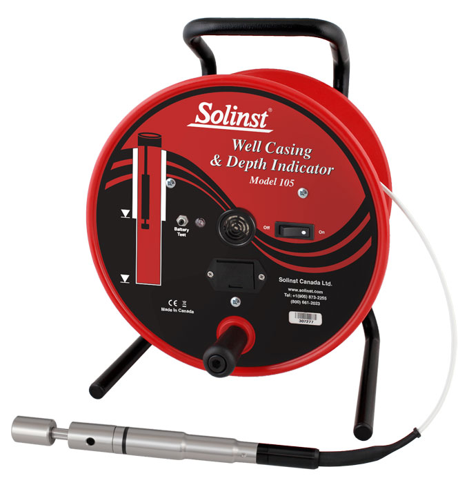 freatimetro-solinst-105-well-casing-and-depht eatimetro 105 con sensore per rivestimento e fondo pozzo